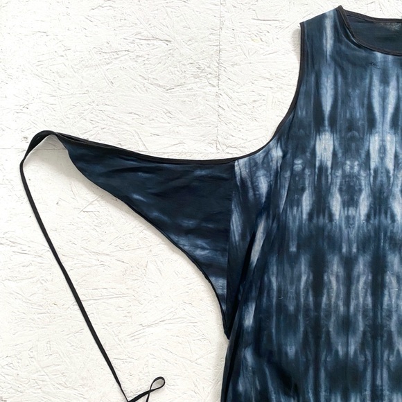 UZI NYC Hand Dyed Wrap Dress - Picture 5 of 7